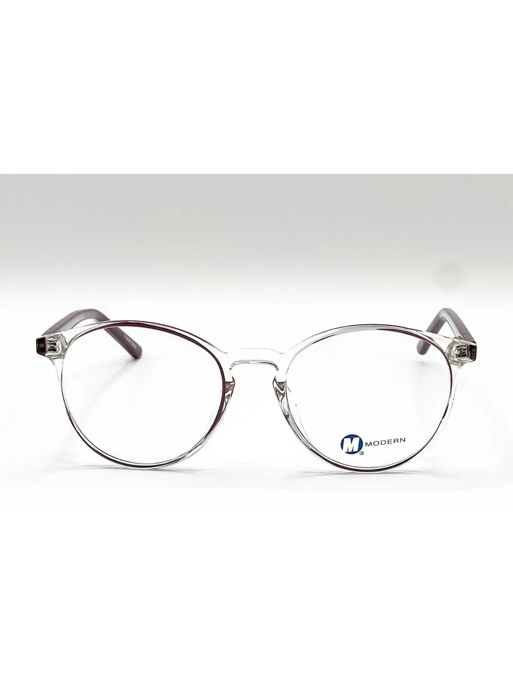 Modern Guidance Purple-in-line Purple Oval Authentic Eyeglass Frames 50-20-140